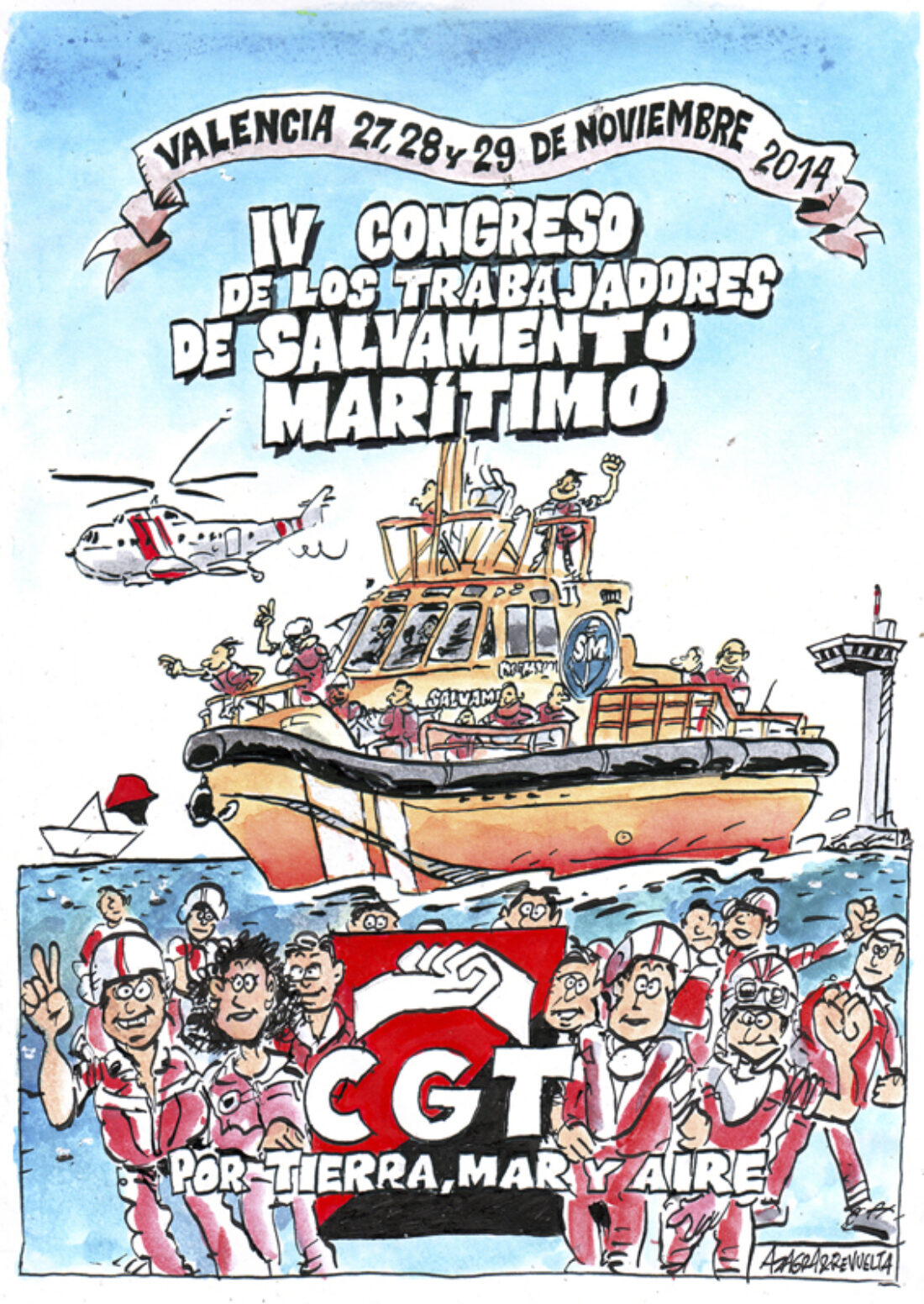 IV Congreso de los trabajadores de Salvamento Marítimo, 27, 28 y 29 de noviembre en Valencia