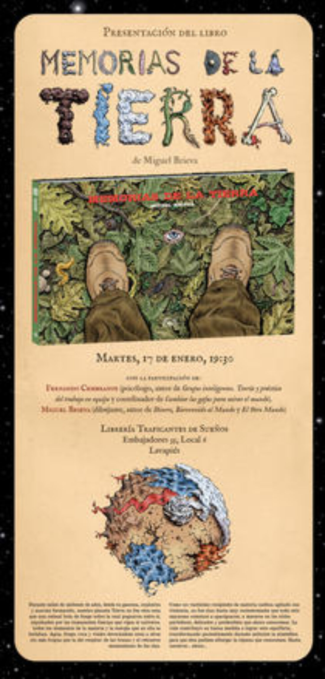 Presentación del nuevo libro del dibujante Miguel Brieva, «Memorias de la tierra»