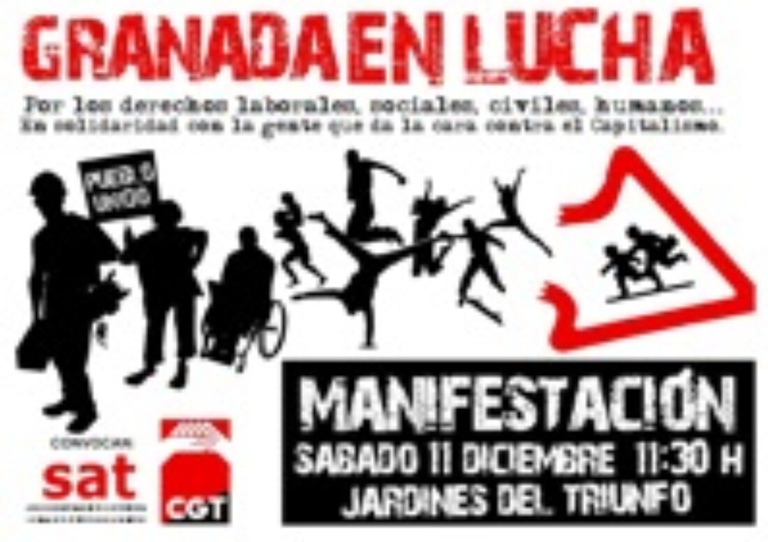 11-d : Granada en Lucha – Manifestación