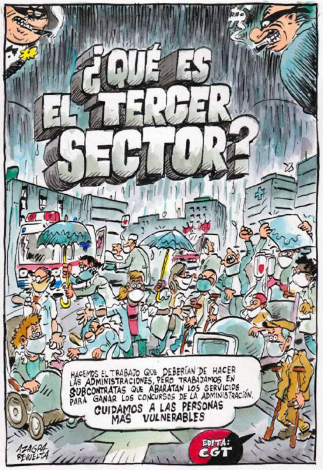 CGT Burgos denuncia la precariedad laboral del Tercer Sector