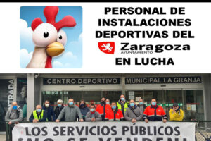 Continúa la huelga de deportes del Ayuntamiento de Zaragoza