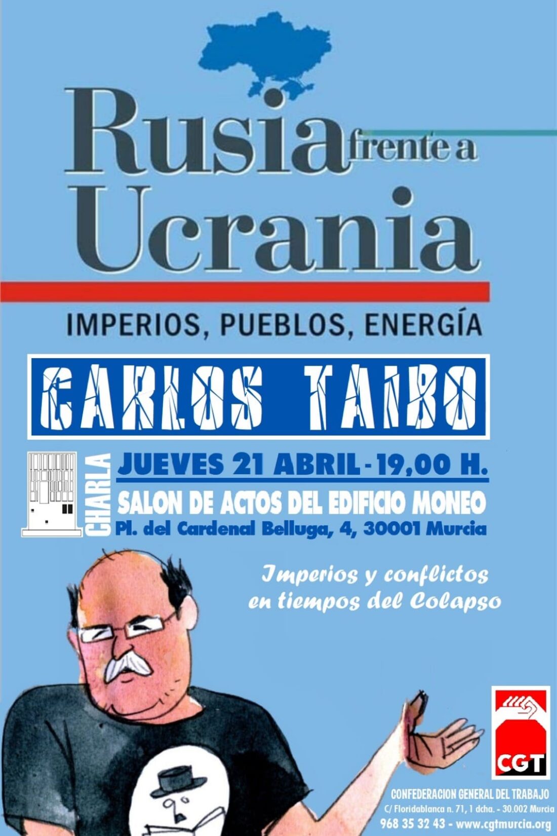 Presentación Libro Carlos Taibo «Rusia Frente a Ucrania» en Murcia