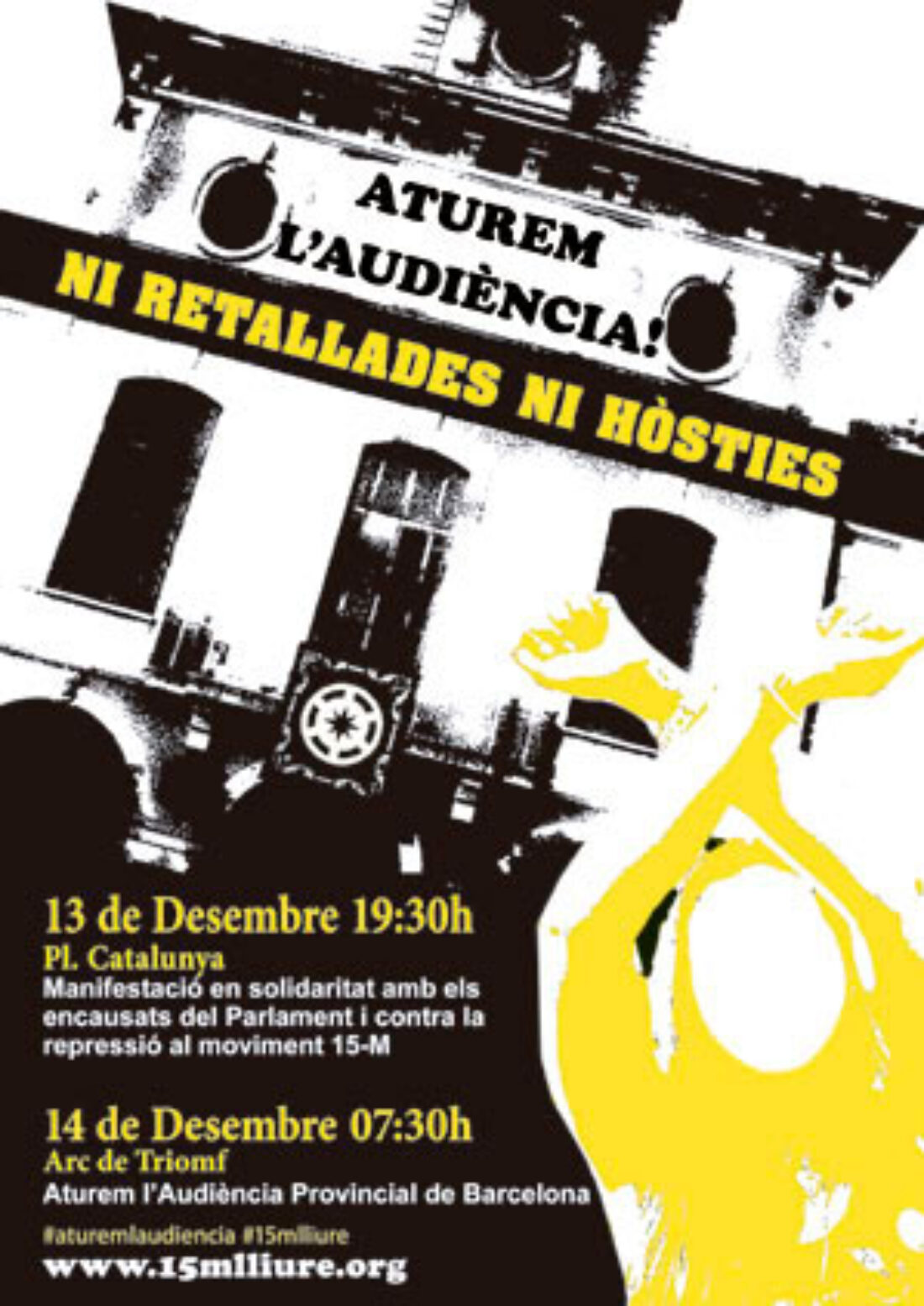 Barcelona: Paremos la Audiencia: movilizaciones