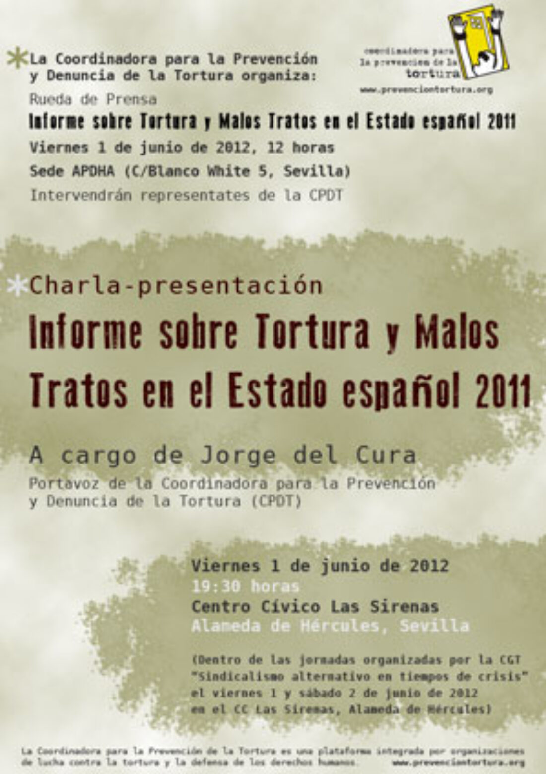 Presentación del informe sobre tortura en el estado español