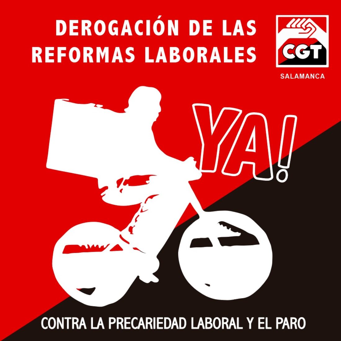 Concentración por la derogación de las Reformas Laborales en Salamanca