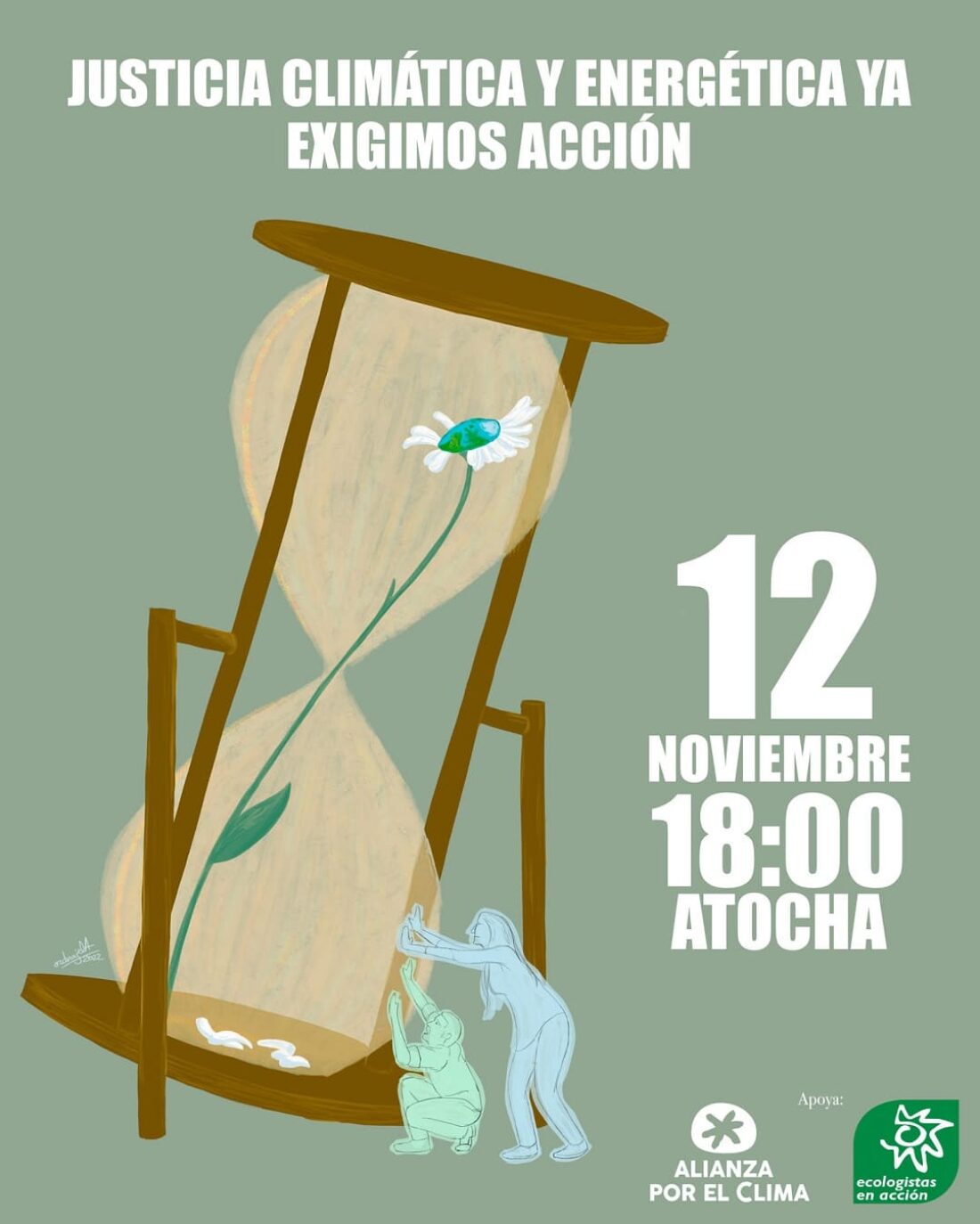 El 12 de noviembre se celebrarán acciones descentralizadas y una gran manifestación en Madrid por el clima 