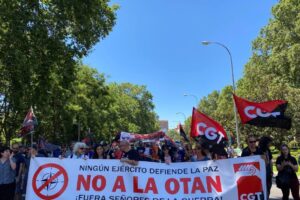 Manifestación en Madrid contra la OTAN