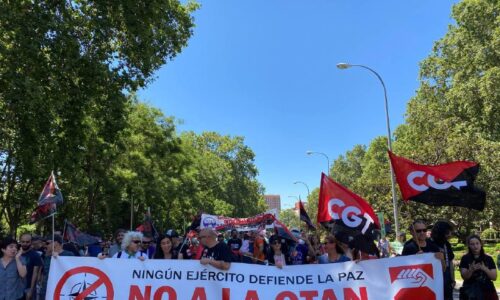 Manifestación en Madrid contra la OTAN
