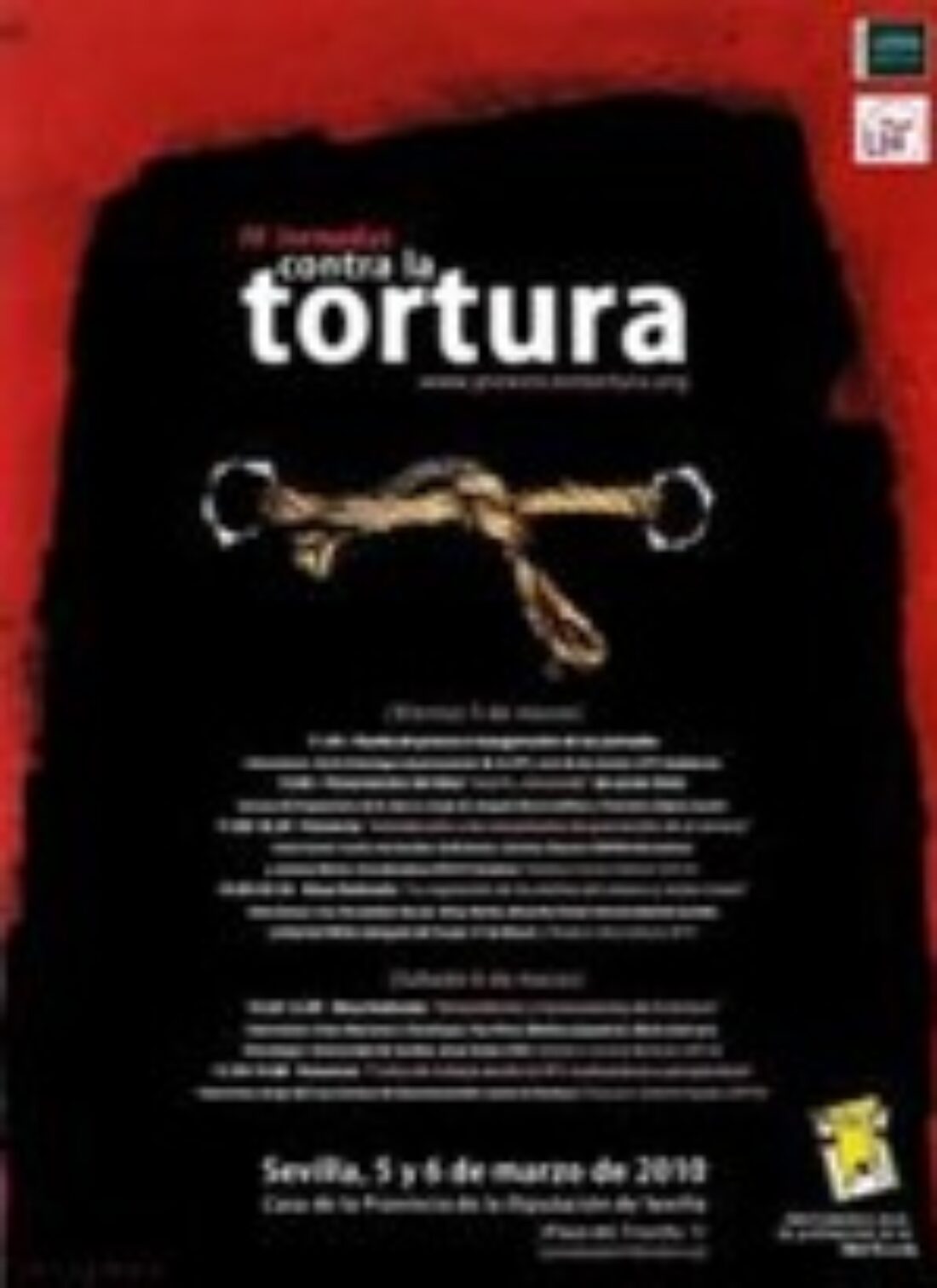 5 y 6 marzo, Servilla : IV Jornadas contra la tortura