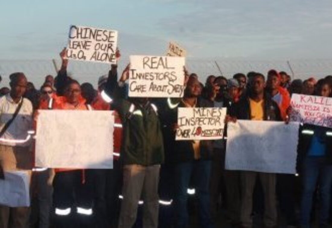 NAMIBIA | Solidaridad con los mineros en huelga en Rossling
