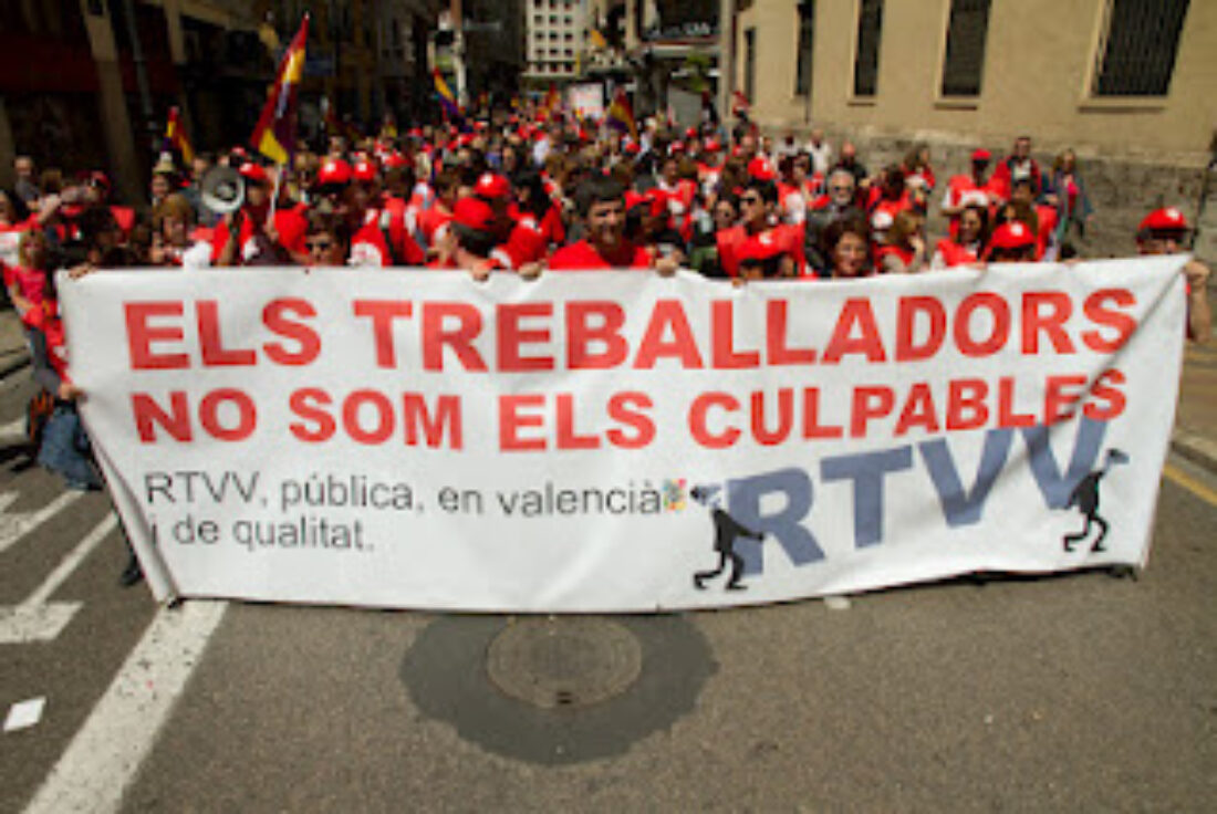 Huelga en RTVV contra el ERE