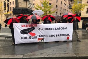 CGT señala el alarmante repunte de la siniestralidad laboral y acusa al Gobierno español de prorrogar la normativa del Partido Popular en materia de seguridad y salud laboral