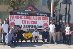 CGT denuncia la violencia ejercida contra los trabajadores en huelga en Panificadora Butrón SL de Chiclana