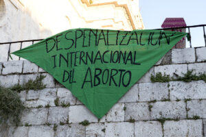 Concentración de CGT Valladolid en el Día Internacional por la Despenalización del Aborto