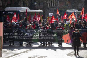 18-D: Manifestación en Madrid «Las personas antes que el capital»