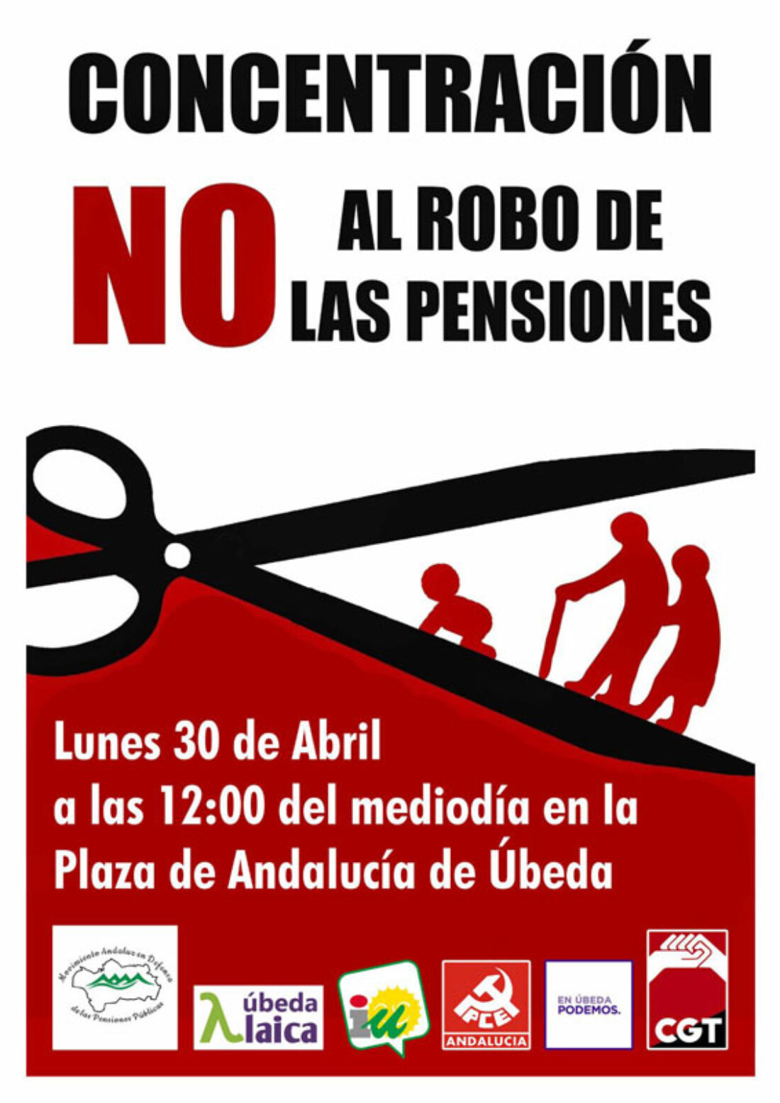 30-A: Concentración «No al robo de las pensiones»