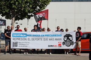 CGT comienza una campaña contra la represión de DECATHLON a dos delegados sindicales de Getafe