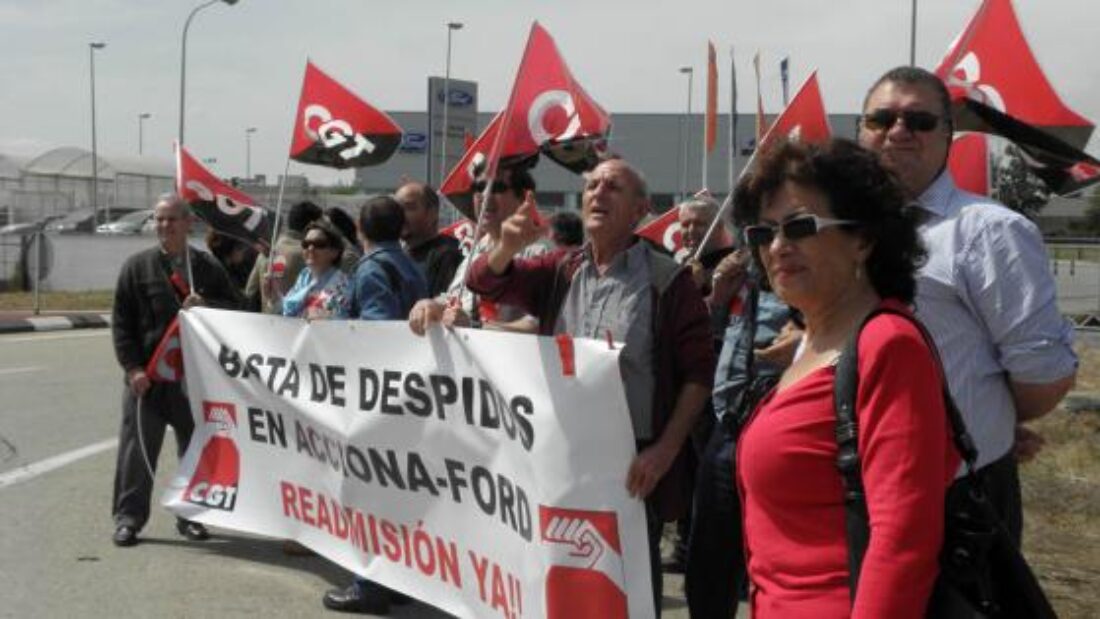 La plantilla de la contrata de limpieza de Ford, Acciona FS, se concentrará el 19 de febrero en protesta por el despido de 15 trabajadores y trabajadoras