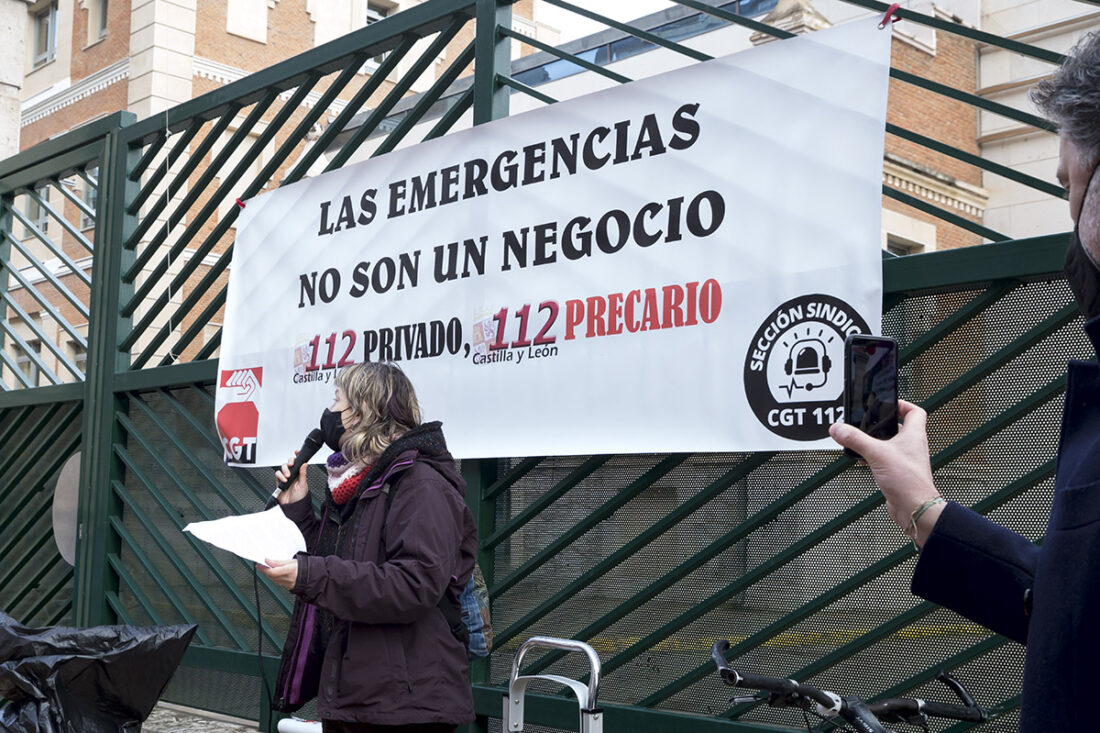Valladolid: Concentración en el 112