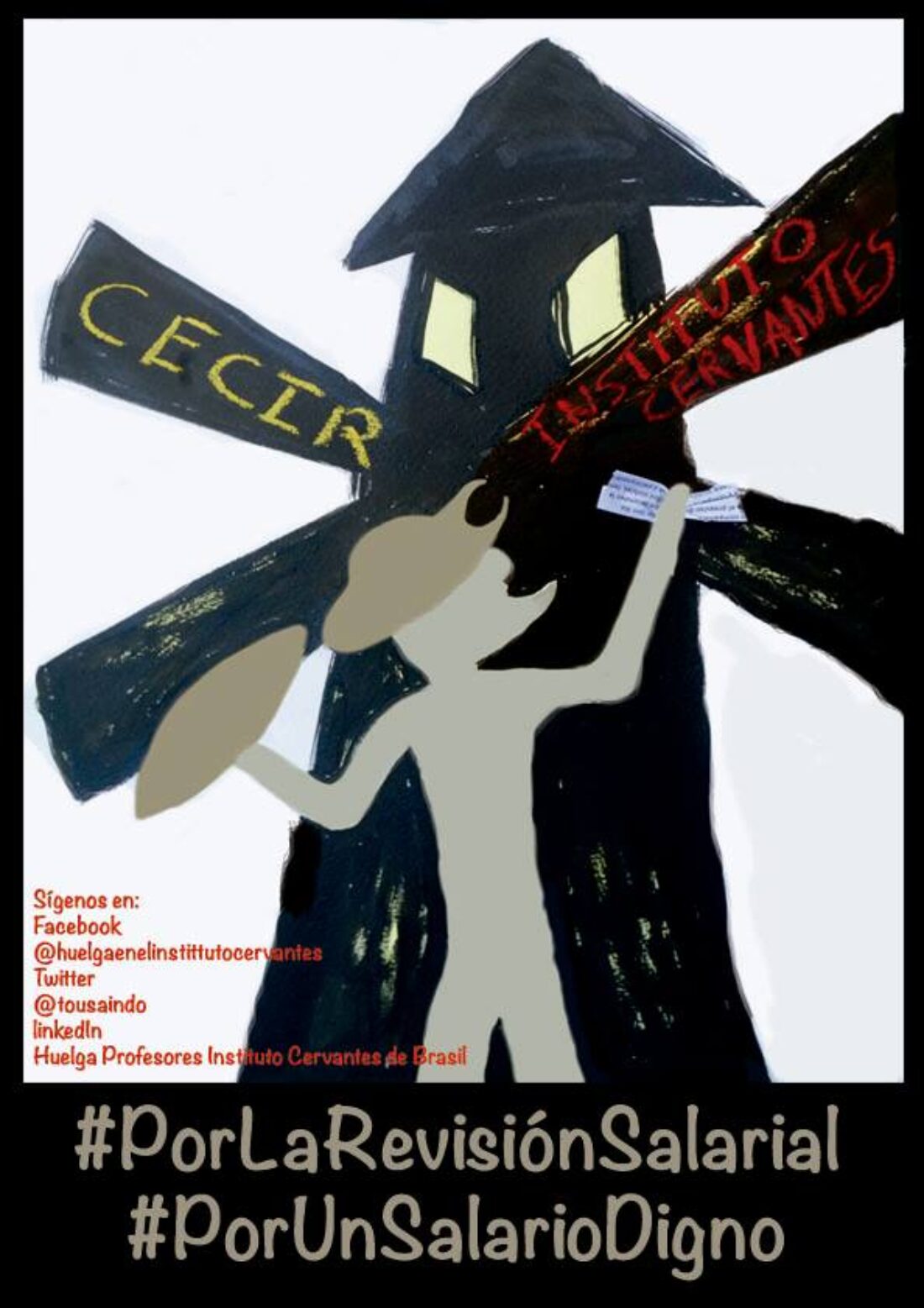 Apoyo y solidaridad con personal del Instituto Cervantes en el exterior en huelga