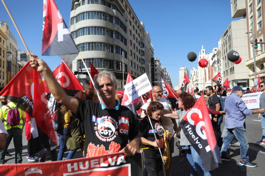 15-O: Manifestación en Madrid por la subida de pensiones y salarios - Imagen-13