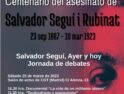 Actos del Centenario del asesinato de Salvador Seguí en Madrid