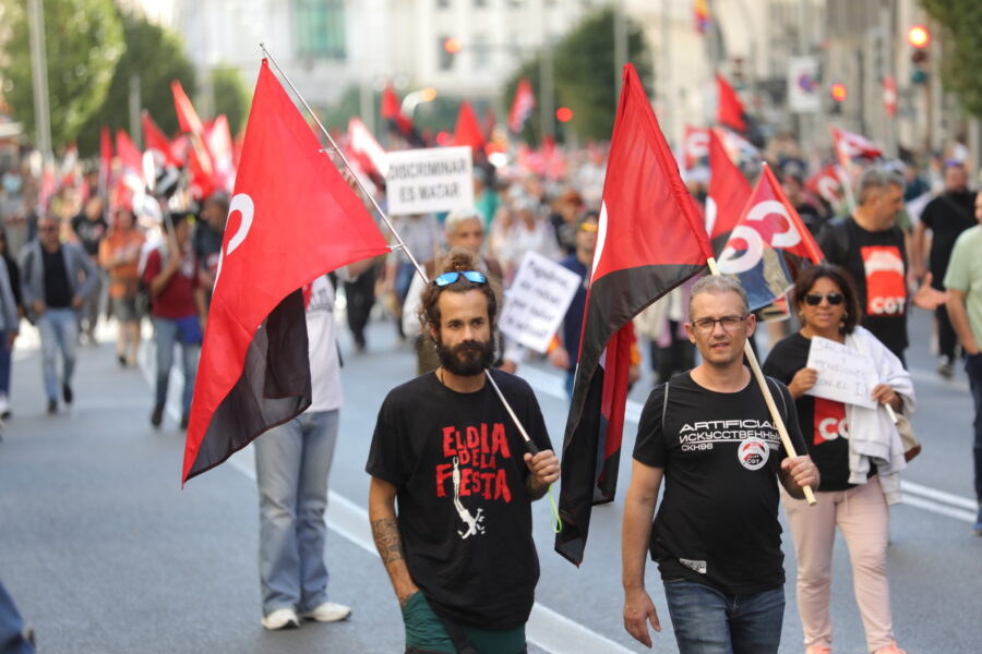 15-O: Manifestación en Madrid por la subida de pensiones y salarios - Imagen-8