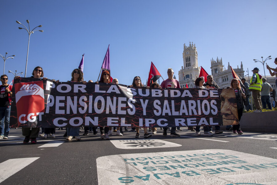 15-O: Manifestación en Madrid por la subida de pensiones y salarios - Imagen-19