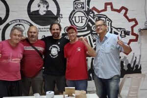 La CGT visita la Unión Ferroviaria de Uruguay