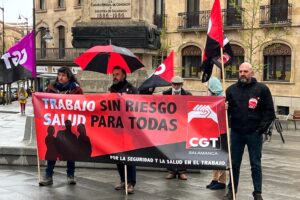 Concentración CGT Salamanca 10 marzo contra nueva muerte en accidente laboral en la provincia de Salamanca