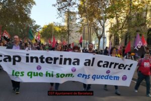 La CGT-Ayuntamiento de Barcelona gana una sentencia histórica