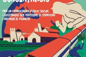 Concentración por un ferrocarril público, social y sostenible… en València