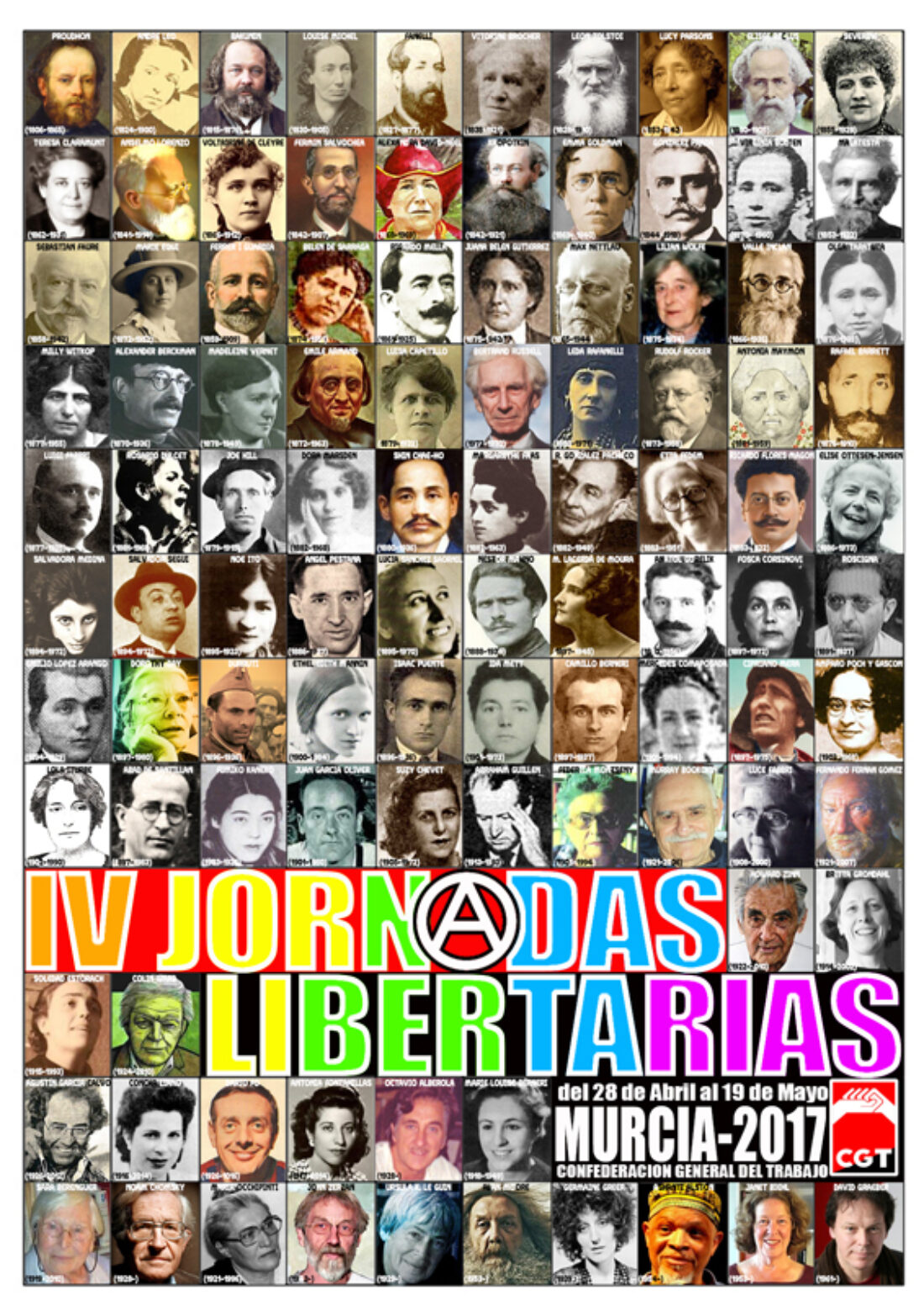 IV Jornadas Libertarias CGT-Murcia 2017