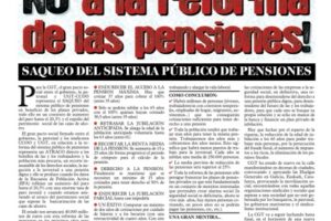 Especial Rojo y Negro «No a la Reforma de las Pensiones»