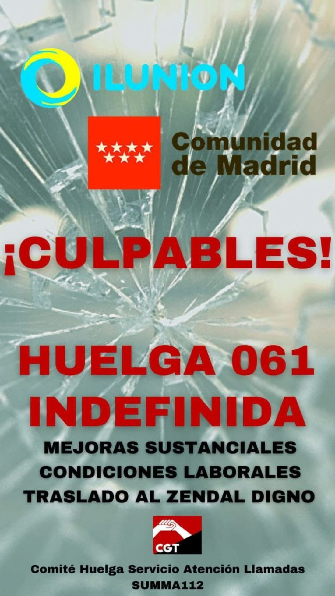 La huelga del 061 de Madrid continúa. Plantilla altamente feminizada y a la espera del incremento del presupuesto