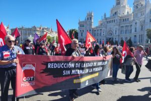 Manifestación en Madrid por los Coeficientes Reductores