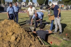 La licitación del proyecto para exhumar las fosas del franquismo en La Soledad se hará en abril