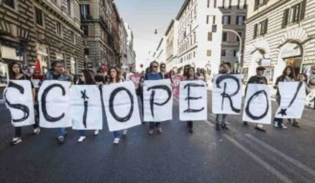 Italia: ¡apoyemos a los huelguistas!
