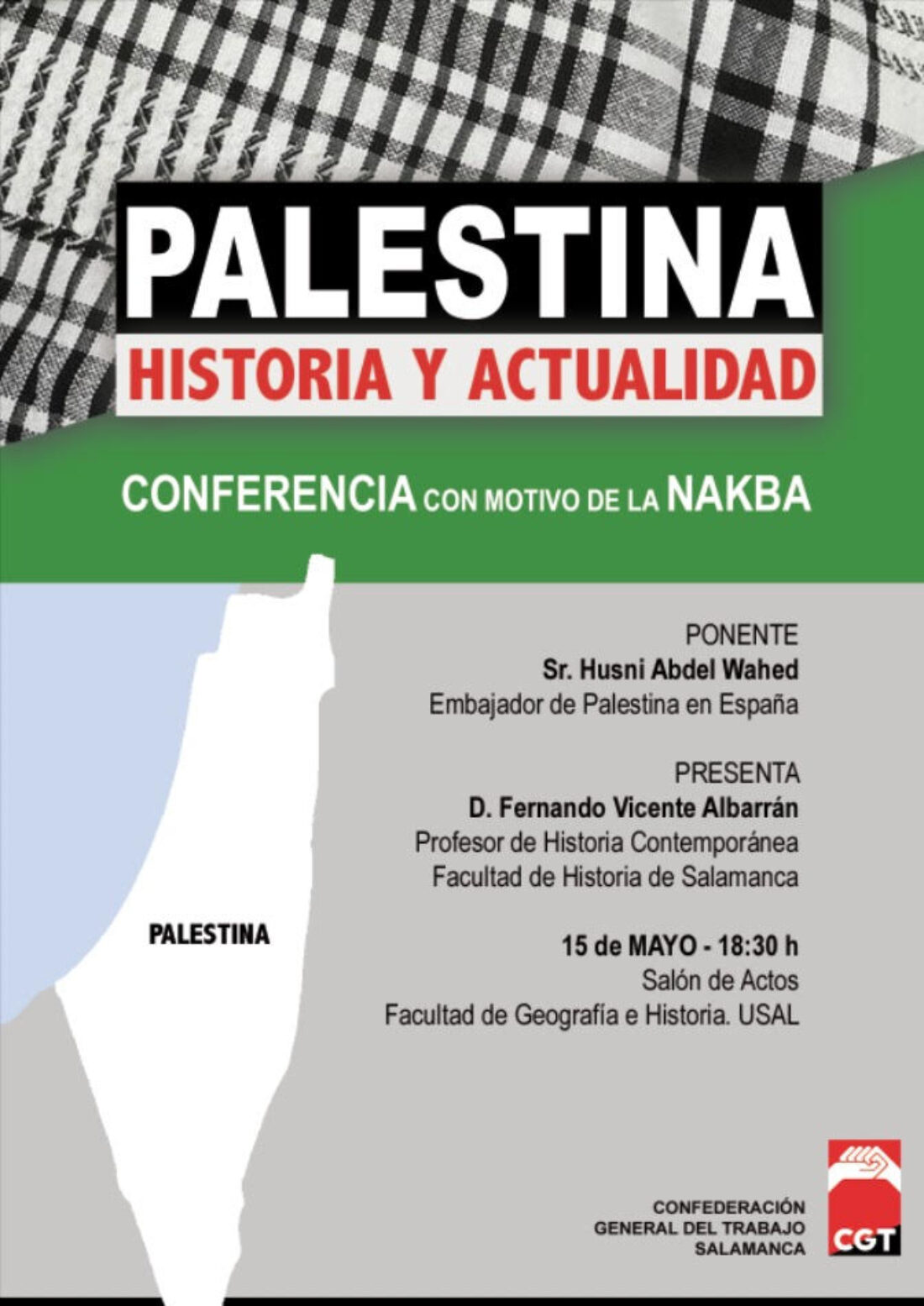 15-M: Conferencia sobre Palestina