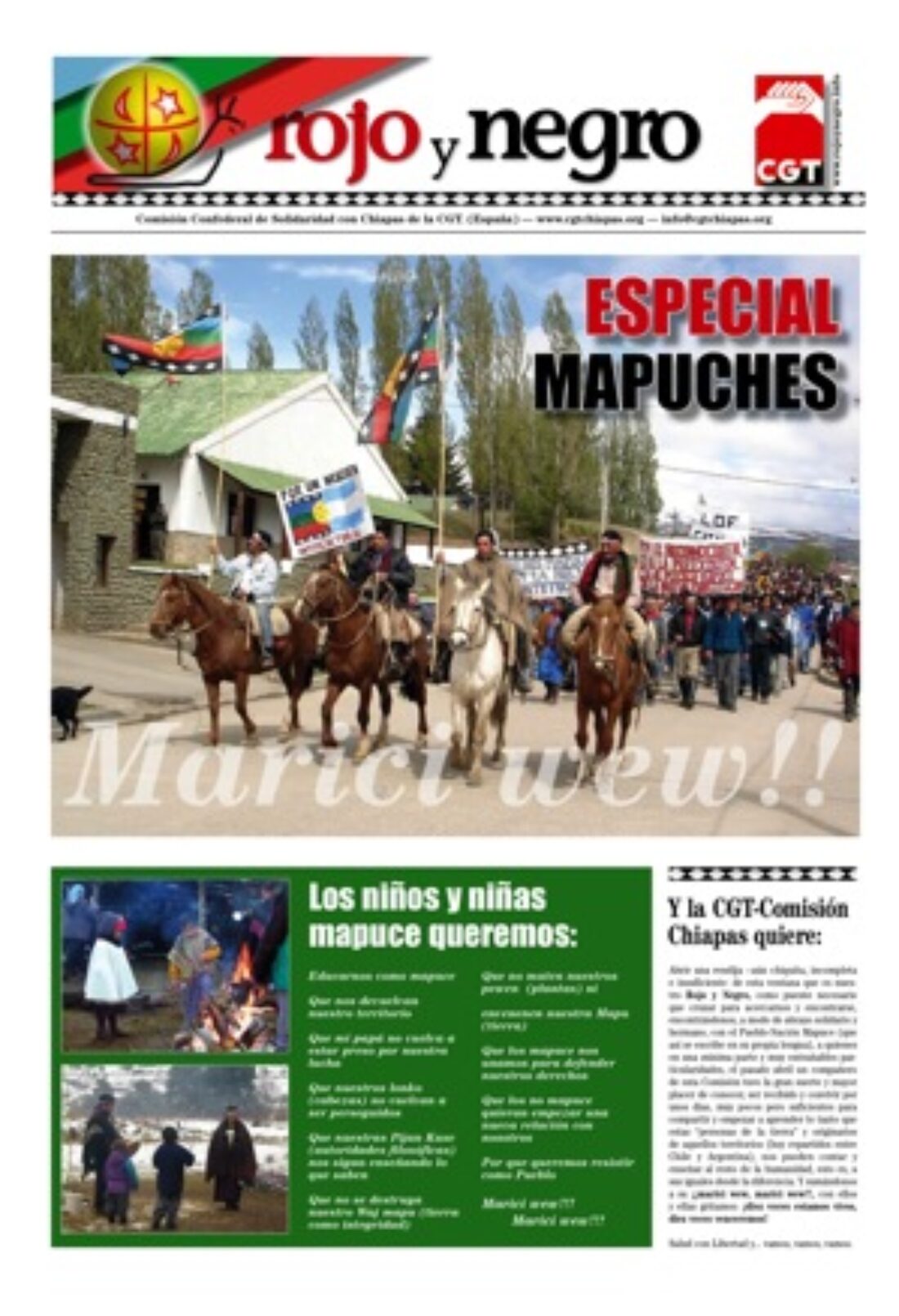 Especial Mapuches – septiembre 2006