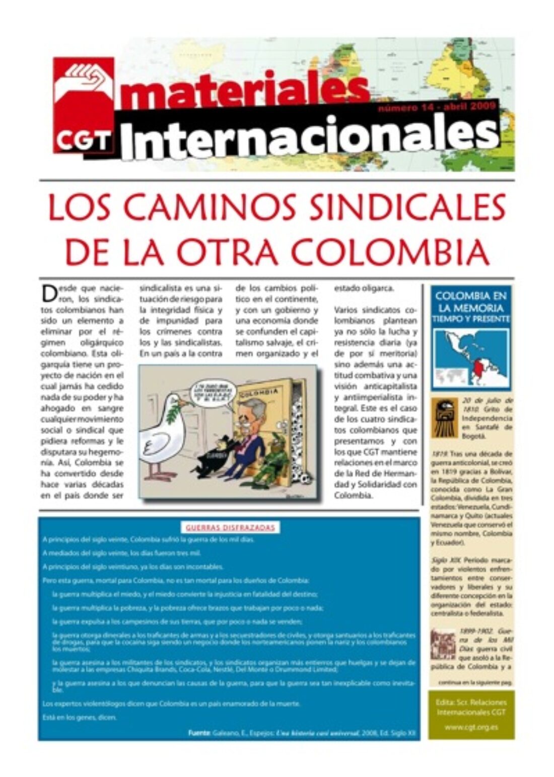 Materiales Internacionales 14: Los caminos sindicales de la otra Colombia