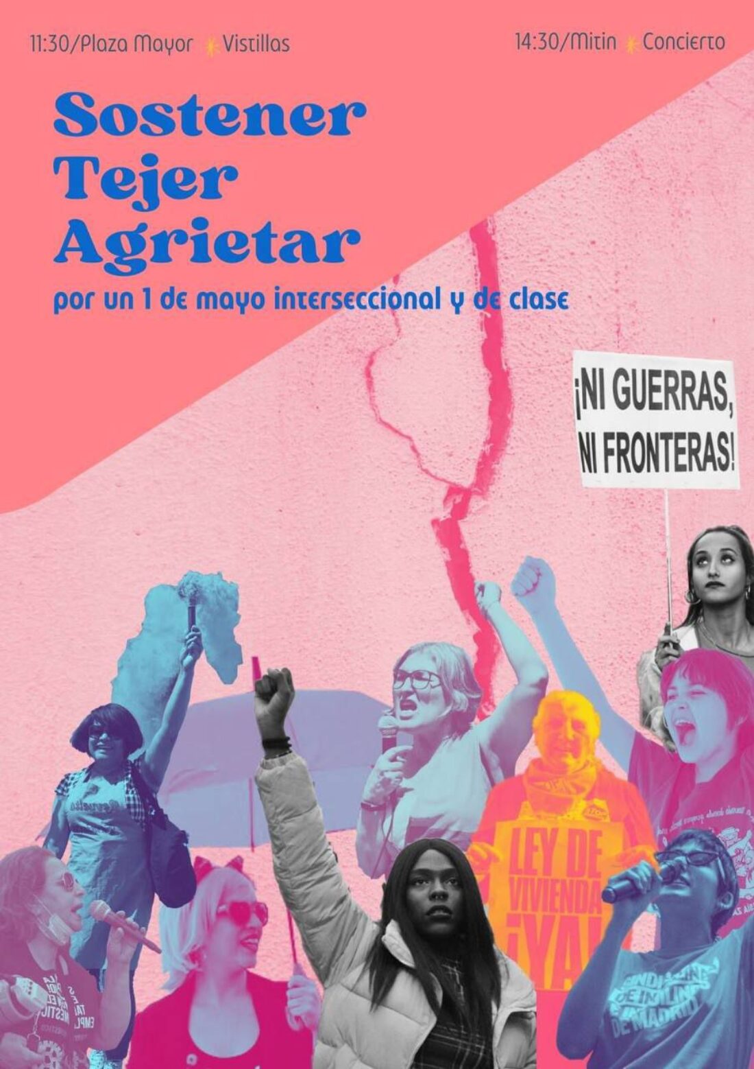 1 de Mayo Interseccional 2023 en Madrid