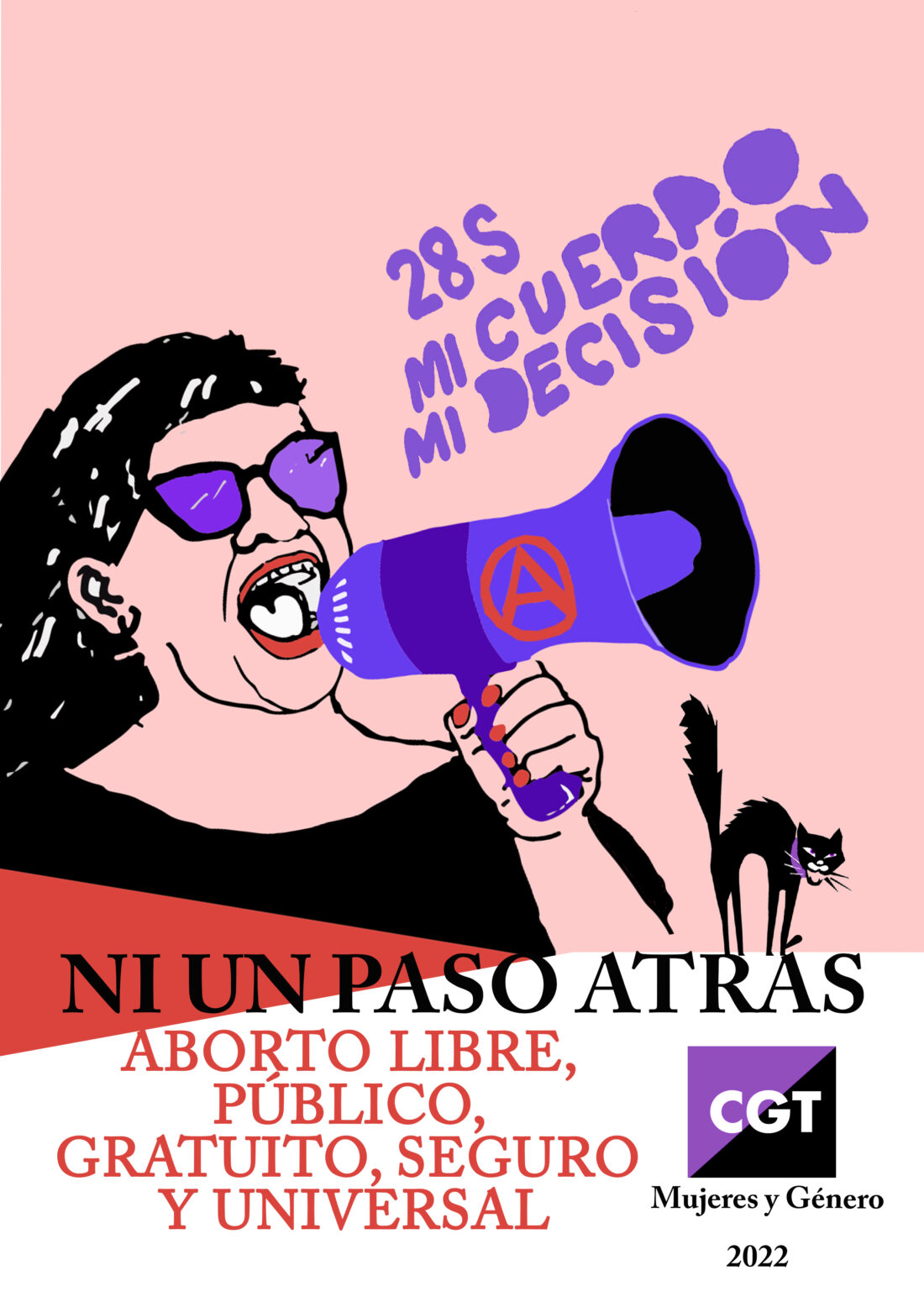 CGT vuelve a defender el aborto libre, público, gratuito, seguro y universal  como un derecho fundamental de las mujeres a decidir sobre su propio cuerpo