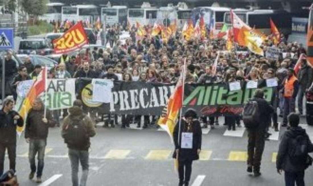 Moción de solidaridad con los trabajadores Alitalia, Air Italy y el sector de la aviación italiana