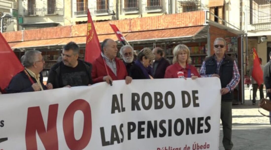 10-E: Concentración en defensa de las pensiones públicas en Úbeda