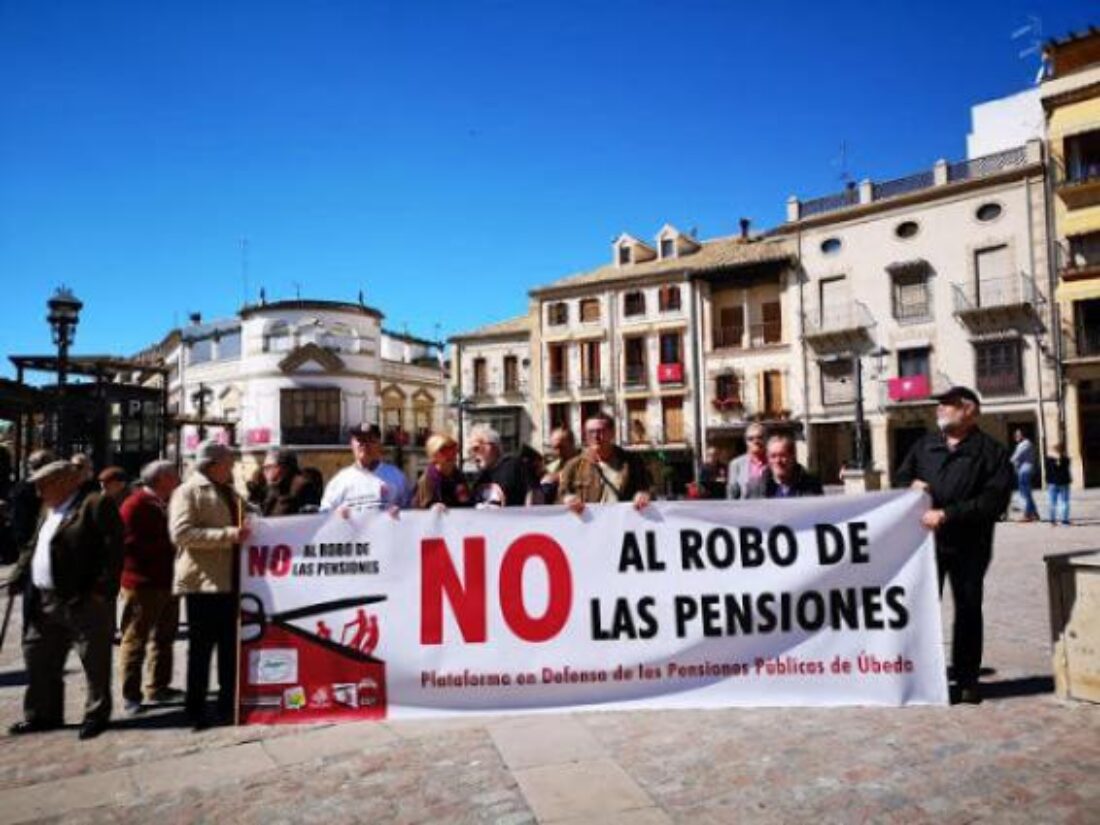7-F: Concentración por las pensiones públicas dignas en Úbeda