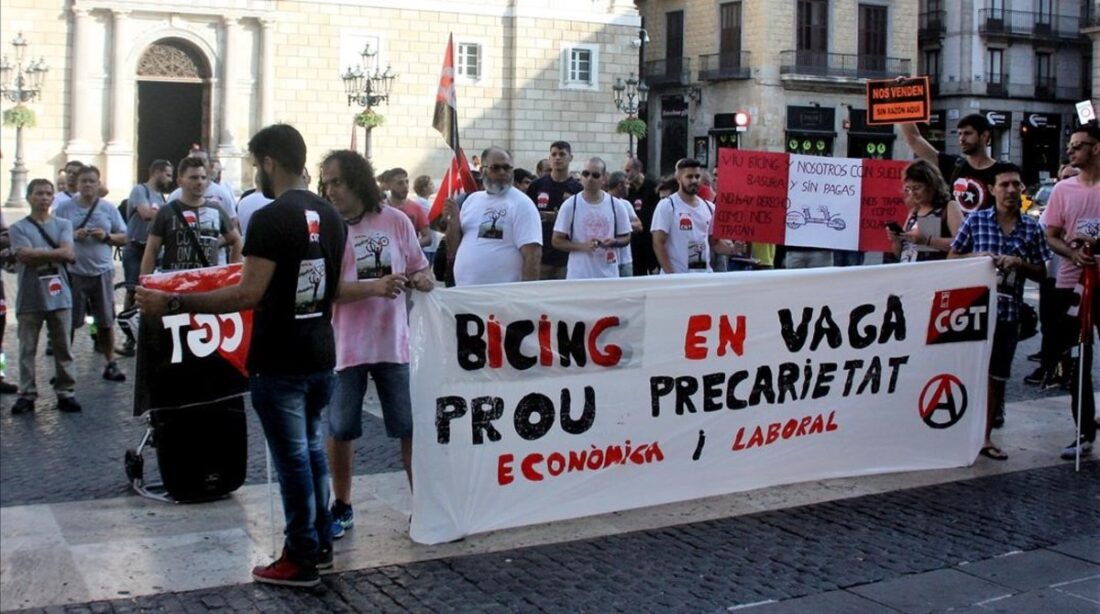 Huelga indefinida en el Bicing de Barcelona