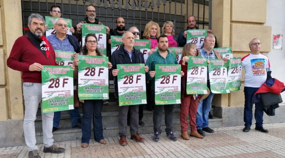 Presentada la manifestación del 28F ante el teatro de la Maestranza en Sevilla