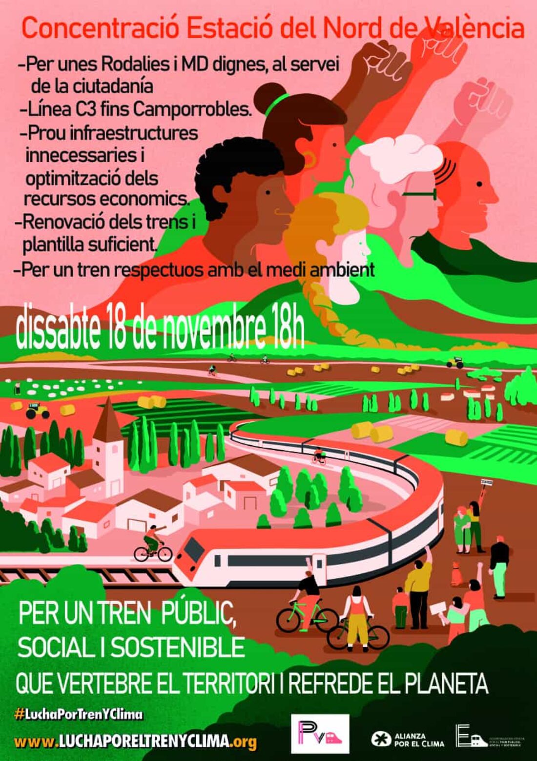 Plataforma del País Valencià per un Tren Públic, Social i Sostenible que Vertebre el Territori i Refrede el Planeta