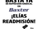 Represión sindical en Baxter